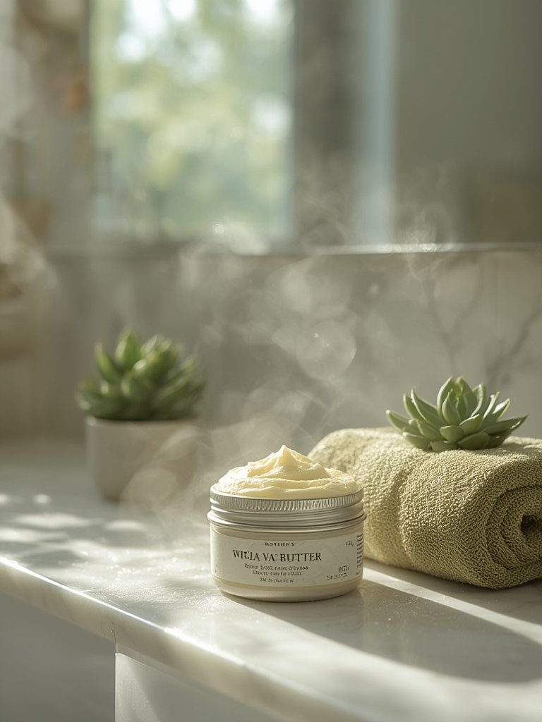 whipped shea butter details