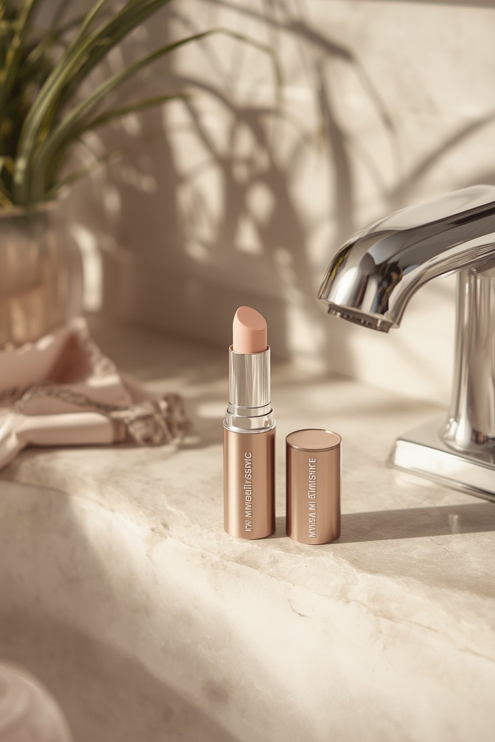 Mineral Fusion Color Stick in Rosette shade displayed on white background