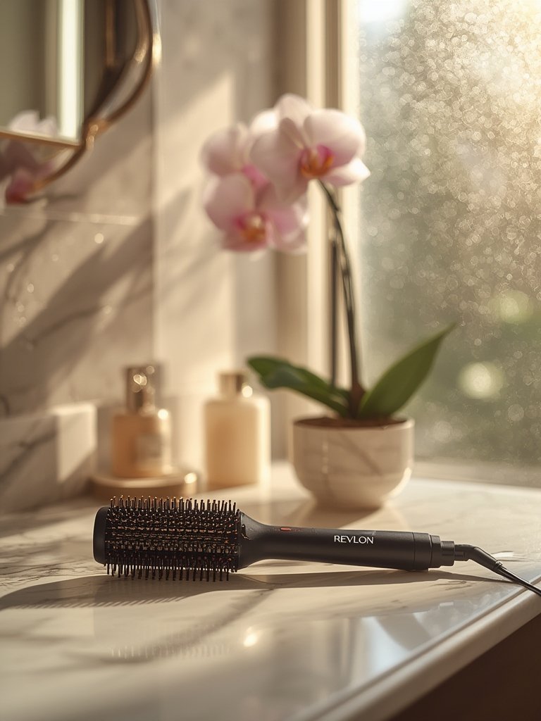 Revlon Hair Straightening and Styling Brush details