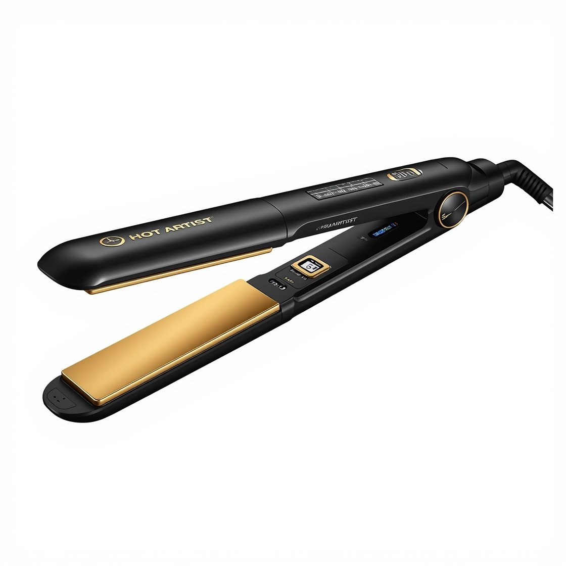 black gold ionic flat iron