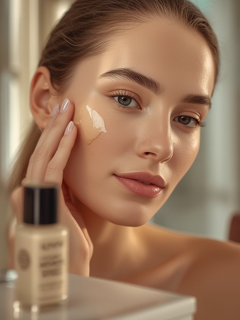 Marshmallow makeup primer texture close-up